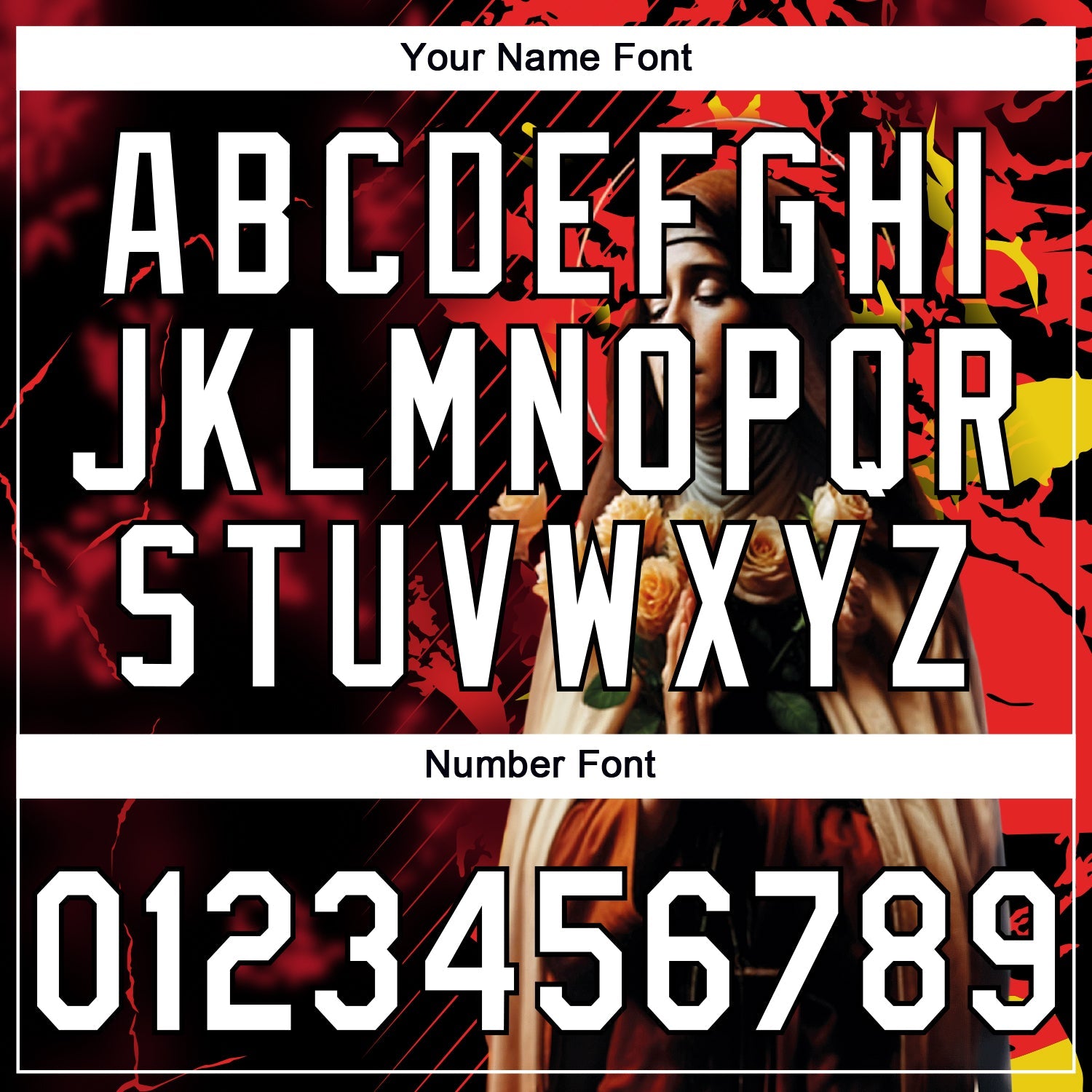 Custom Stitched Black White-Fire Red 3D Pattern Design Religion Praying Hands Pullover Sweatshirt Hoodie