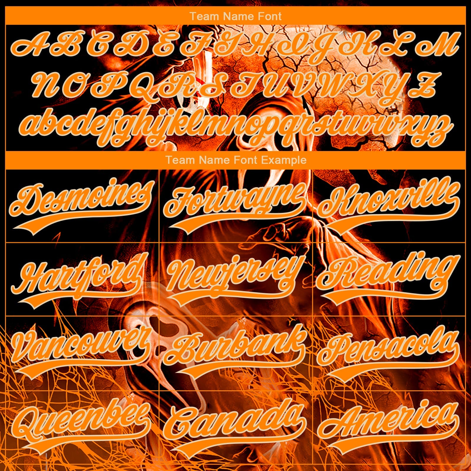 Custom Stitched Black Bay Orange-City Cream 3D Skull Pattern Pullover Sweatshirt Hoodie