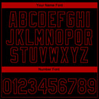 Custom Stitched Black Red 3D Skull Pattern Pullover Sweatshirt Hoodie