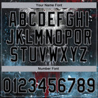 Custom Stitched Black Gray 3D Skull Pattern Pullover Sweatshirt Hoodie