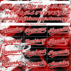 Custom Stitched Red Black-White 3D Skull Pattern Pullover Sweatshirt Hoodie