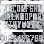 Custom Stitched Gray Black-White 3D Skull Pattern Pullover Sweatshirt Hoodie