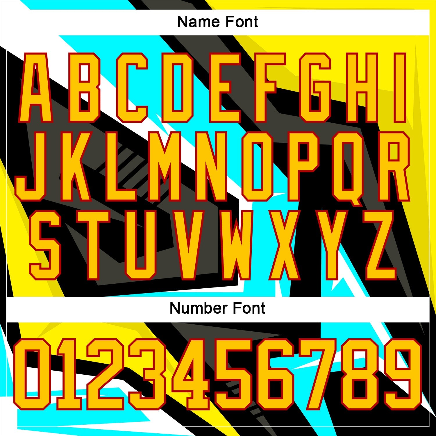 Custom Black Yellow Blue Royal Red-White 3D Pattern Cyber Mecha E-sport Hockey Jersey