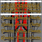 Custom Red Navy Black Gray Gold-White 3D Pattern Cyber Mecha E-sport Hockey Jersey