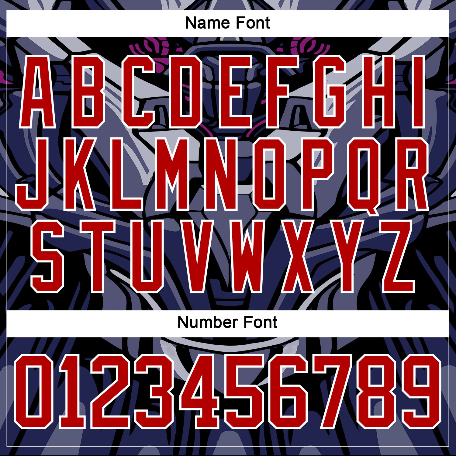 Custom Red Blue Black Purple-White 3D Pattern Cyber Mecha E-sport Hockey Jersey