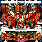 Custom Red Blue Black Purple Yellow-White 3D Pattern Cyber Mecha E-sport Hockey Jersey