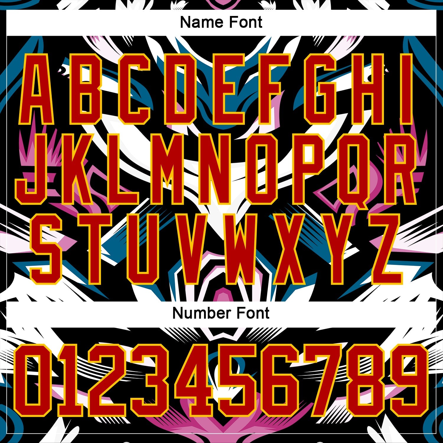 Custom Red Blue Black Purple Yellow-White 3D Pattern Cyber Mecha E-sport Hockey Jersey