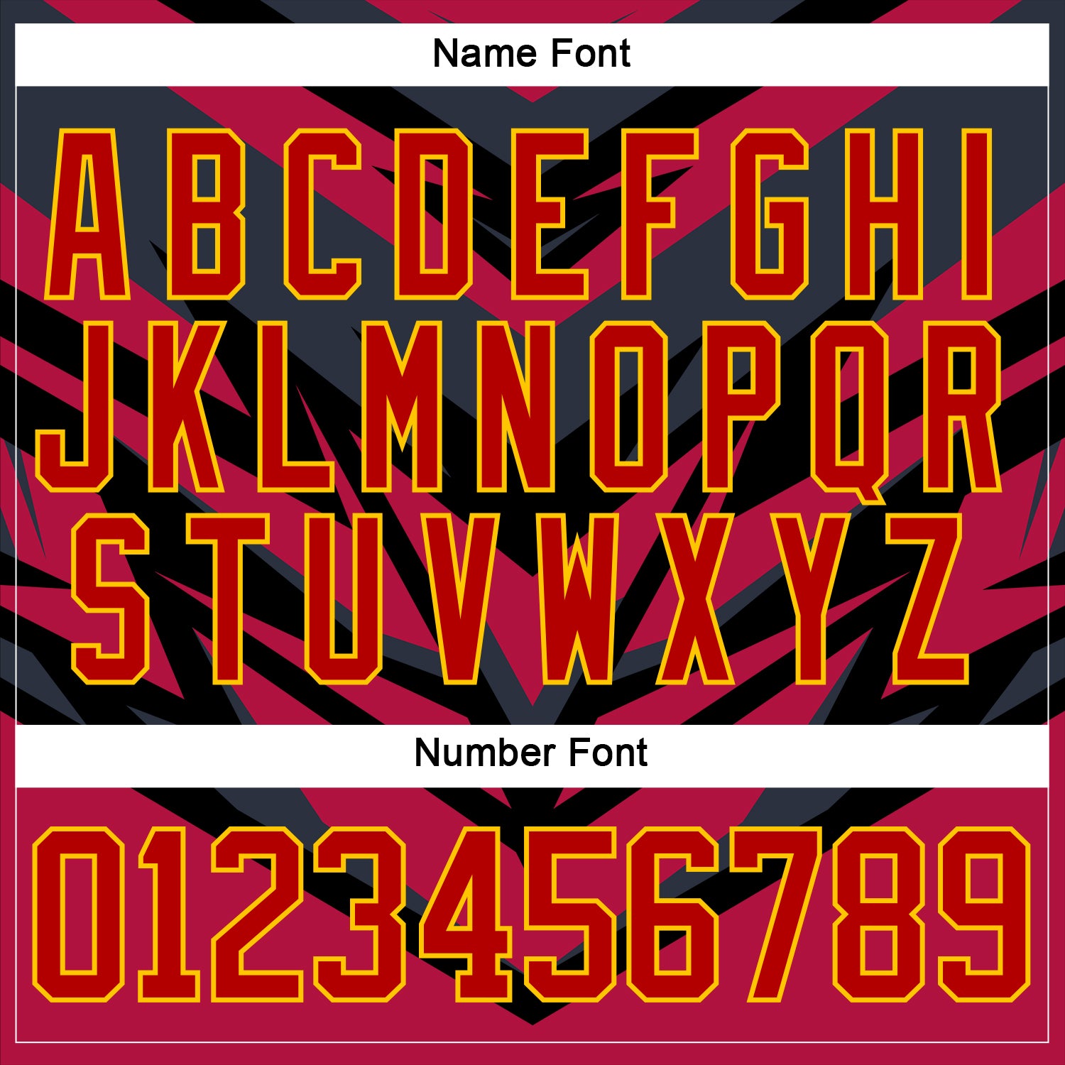 Custom Navy Red Black Yellow-White 3D Pattern Cyber Mecha E-sport Hockey Jersey