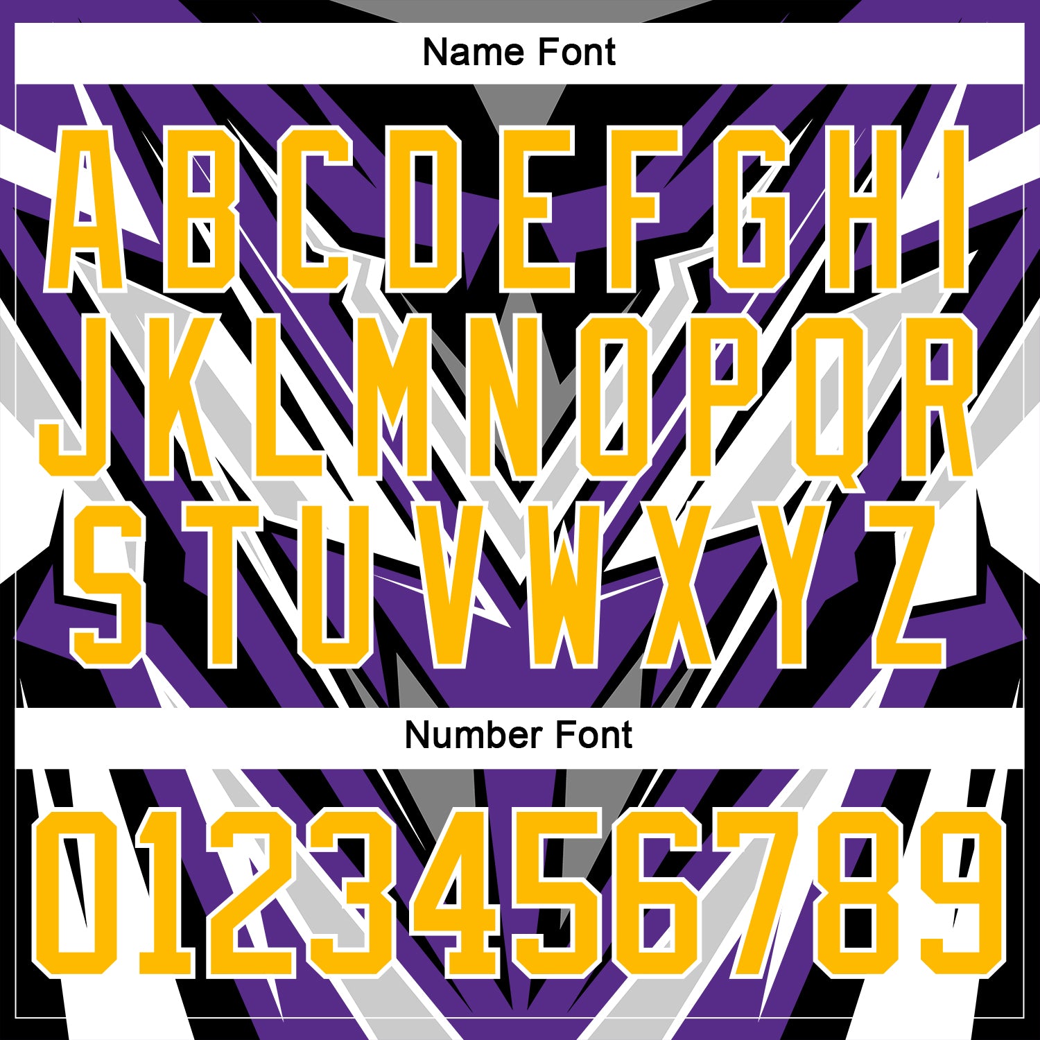 Custom Purple Gold Black Gray-White 3D Pattern Cyber Mecha E-sport Hockey Jersey