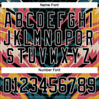 Custom Red Black Blue Pink Yellow-White 3D Pattern Cyber Mecha E-sport Hockey Jersey