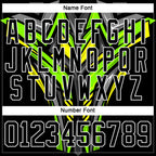 Custom Gold Black Green Gray-White 3D Pattern Cyber Mecha E-sport Hockey Jersey