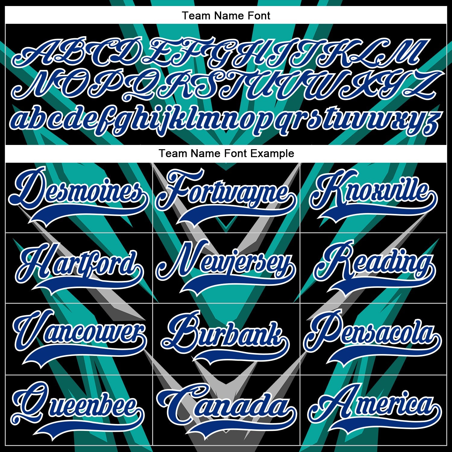 Custom Black Royal Green Gray-White 3D Pattern Cyber Mecha E-sport Hockey Jersey