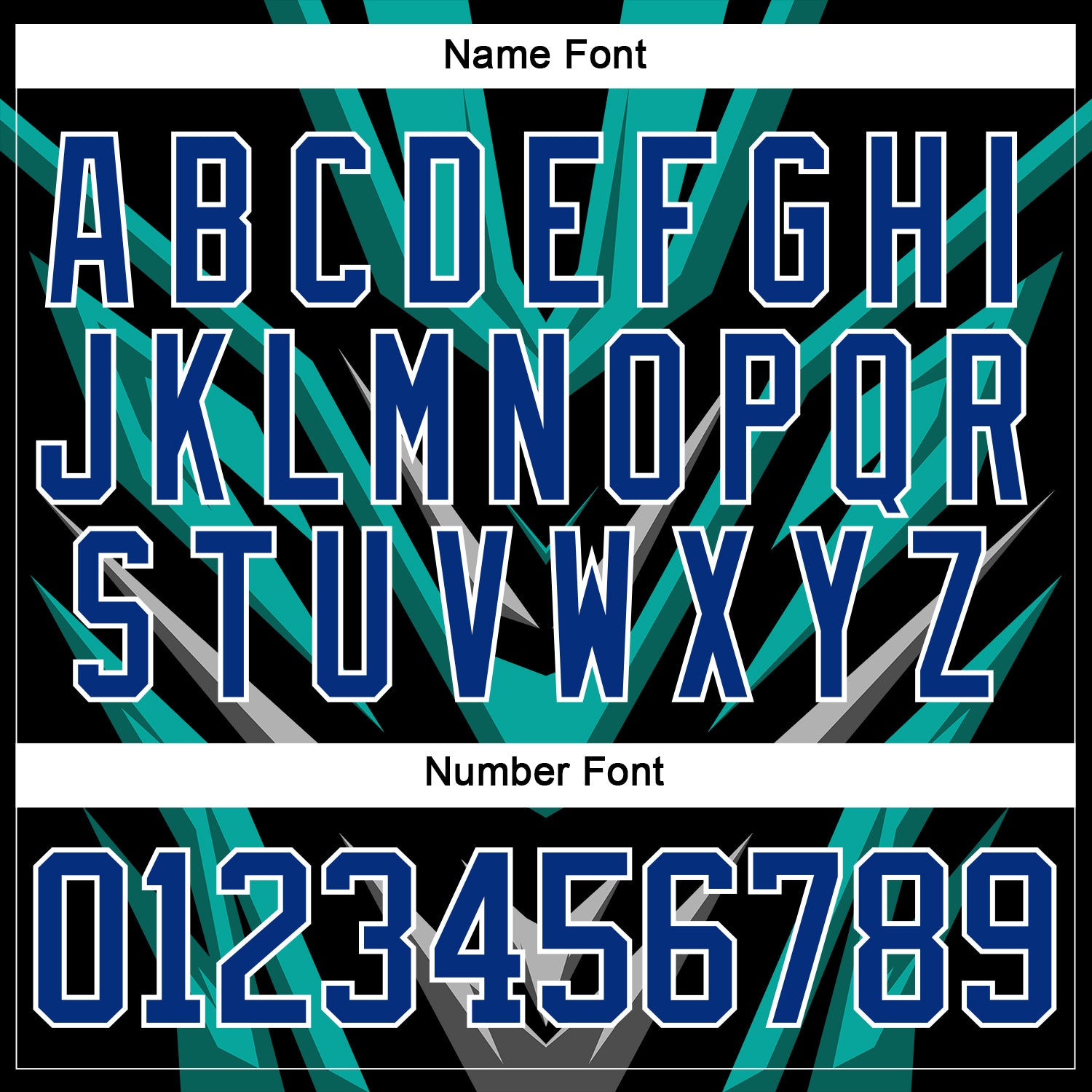 Custom Black Royal Green Gray-White 3D Pattern Cyber Mecha E-sport Hockey Jersey