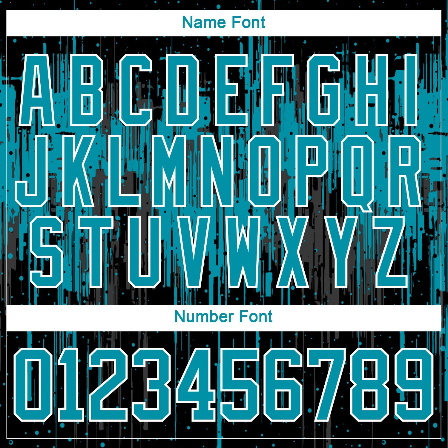 Custom Black Teal Steel Gray-White 3D Pattern Dripping Splatter Hockey Lace Neck Jersey