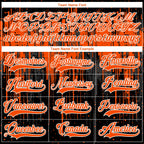 Custom Black Orange Steel Gray-White 3D Pattern Dripping Splatter Hockey Lace Neck Jersey