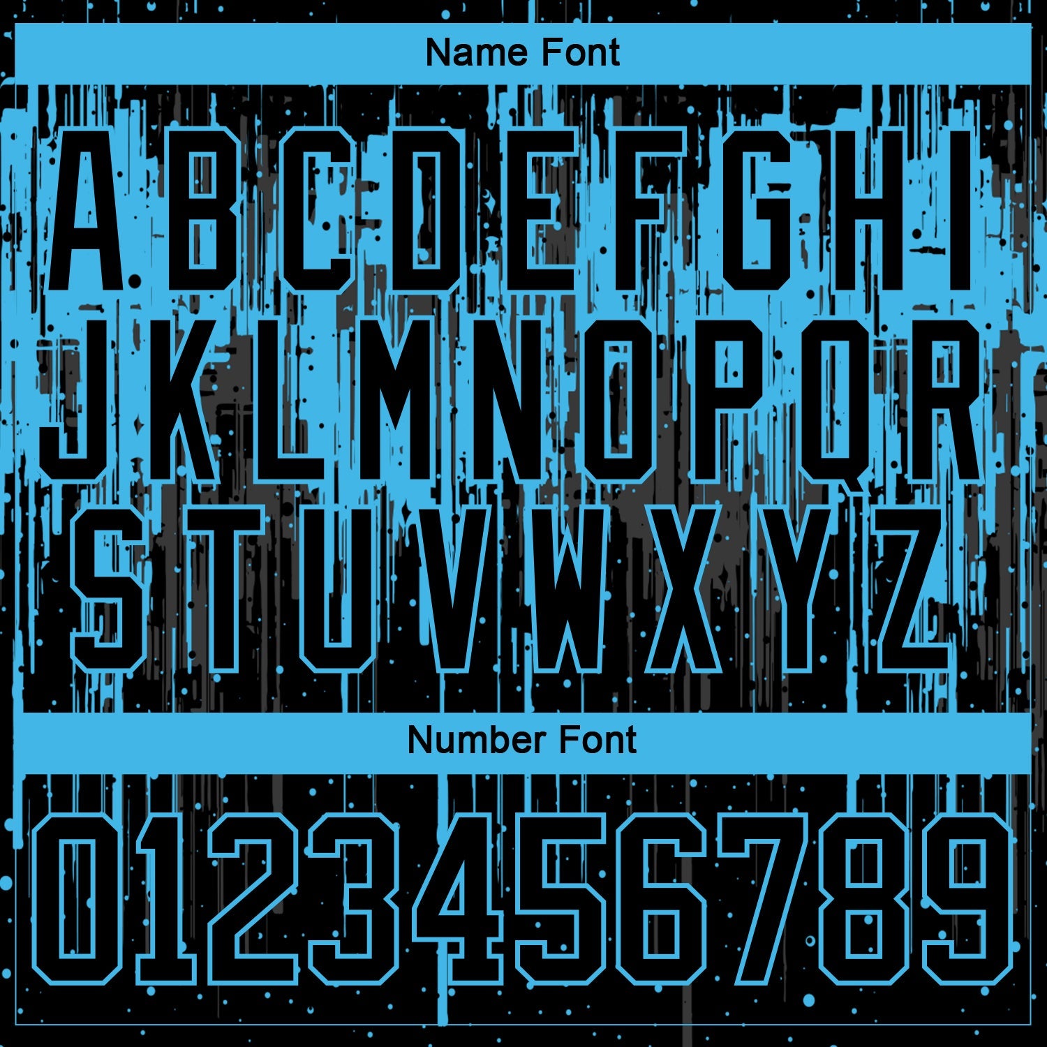 Custom Black Sky Blue Steel Gray-White 3D Pattern Dripping Splatter Hockey Lace Neck Jersey