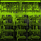 Custom Black Neon Green Steel Gray-White 3D Pattern Dripping Splatter Hockey Lace Neck Jersey