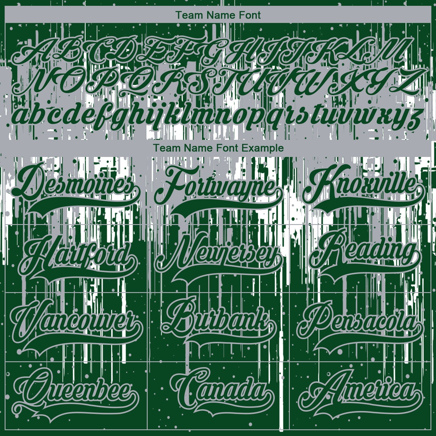 Custom Green Gray-White 3D Pattern Dripping Splatter Hockey Lace Neck Jersey