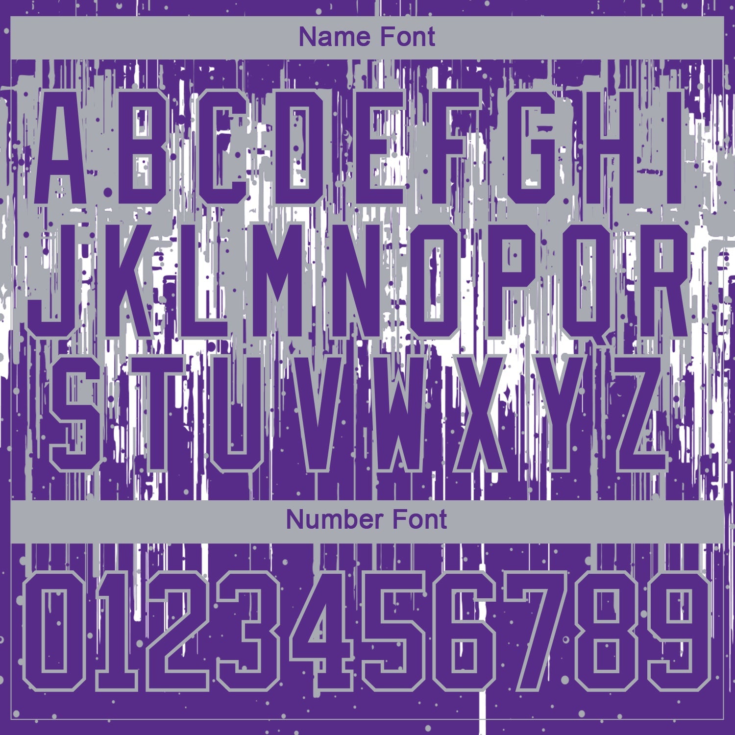 Custom Purple Gray-White 3D Pattern Dripping Splatter Hockey Lace Neck Jersey