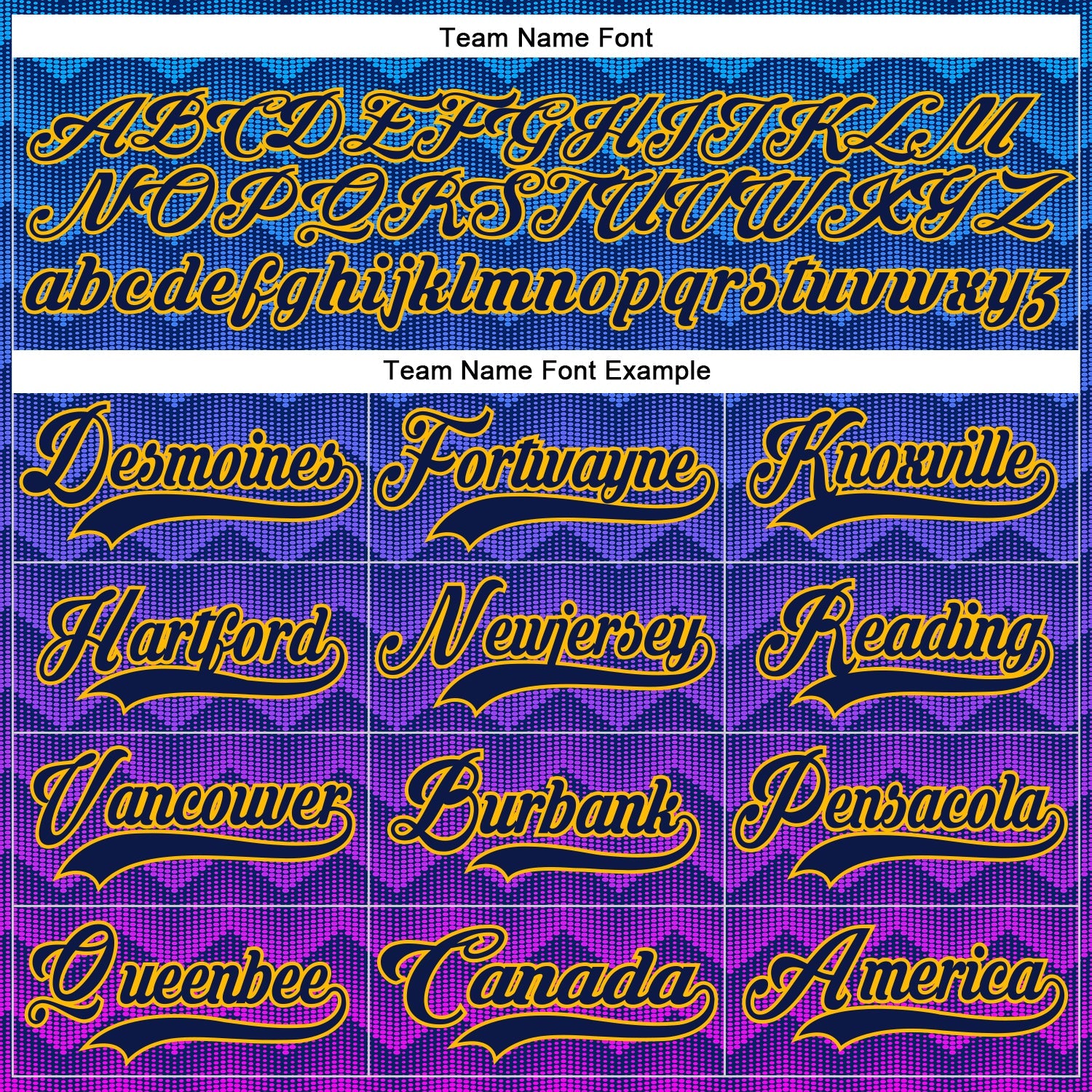 Custom Blue Navy Purple-Gold 3D Pattern Abstract Gradient Halftone Hockey Lace Neck Jersey