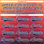 Custom Orange Navy Crimson-White 3D Pattern Abstract Gradient Halftone Hockey Lace Neck Jersey