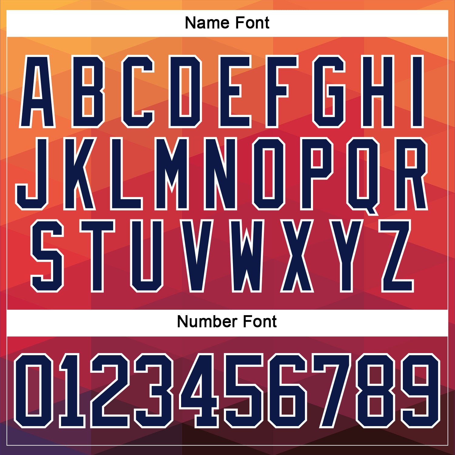 Custom Orange Navy Crimson-White 3D Pattern Abstract Gradient Halftone Hockey Lace Neck Jersey