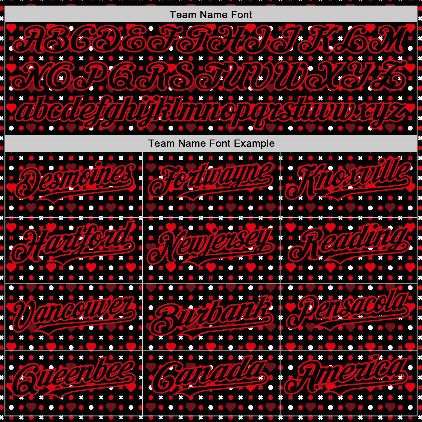 Custom Black Fire Red Valentine's Day Love Heart Authentic Baseball Jersey