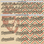 Custom City Cream Black Valentine's Day Heart Authentic Baseball Jersey