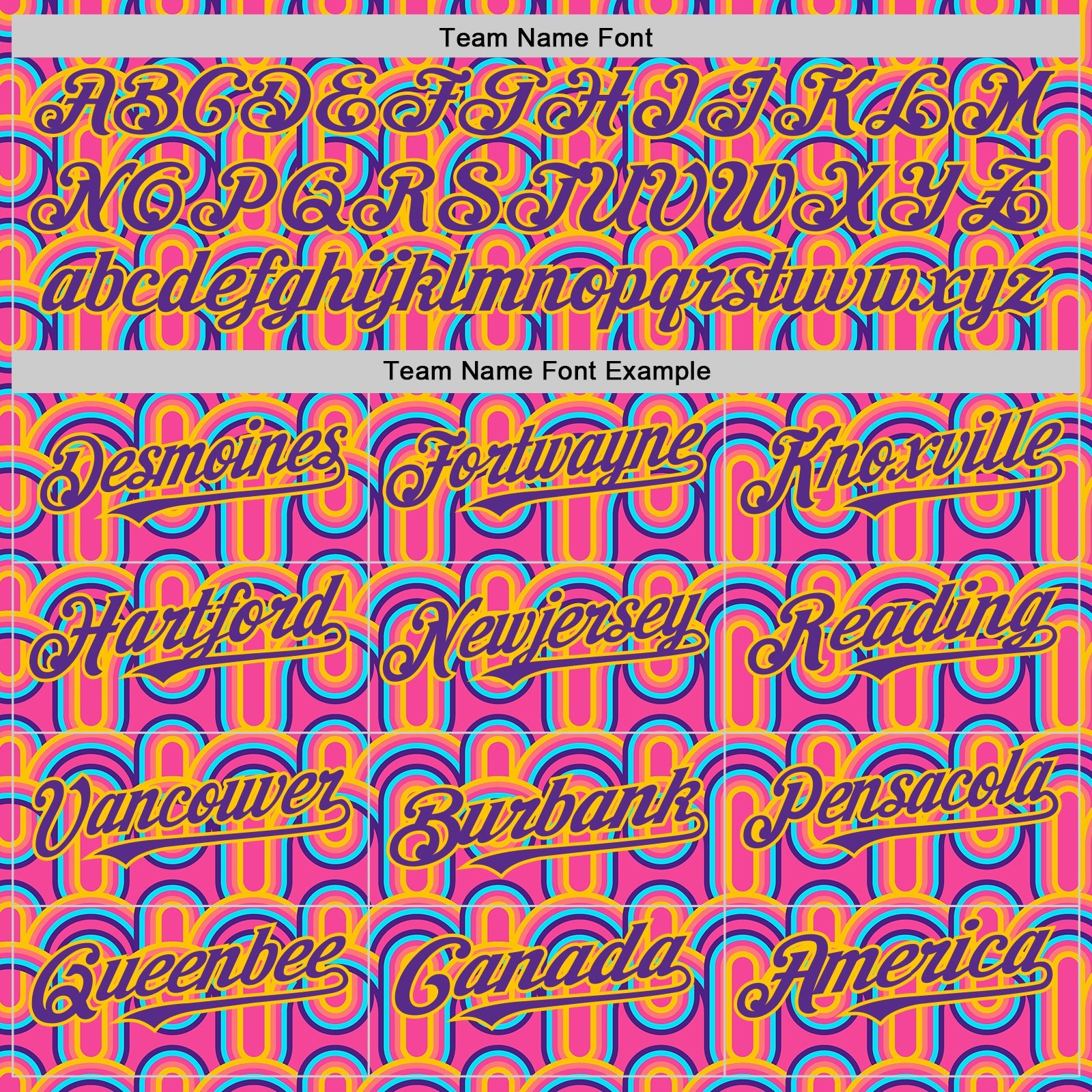 Custom Pink Purple-Yellow Valentine's Day Line Authentic Baseball Jersey