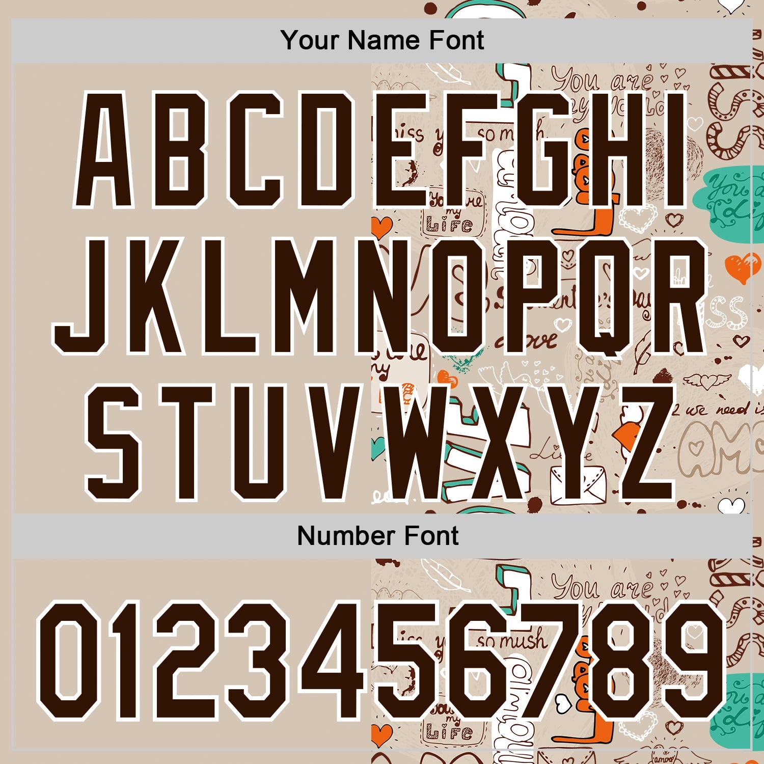 Custom Gray Brown-White Valentine's Day Love Authentic Baseball Jersey