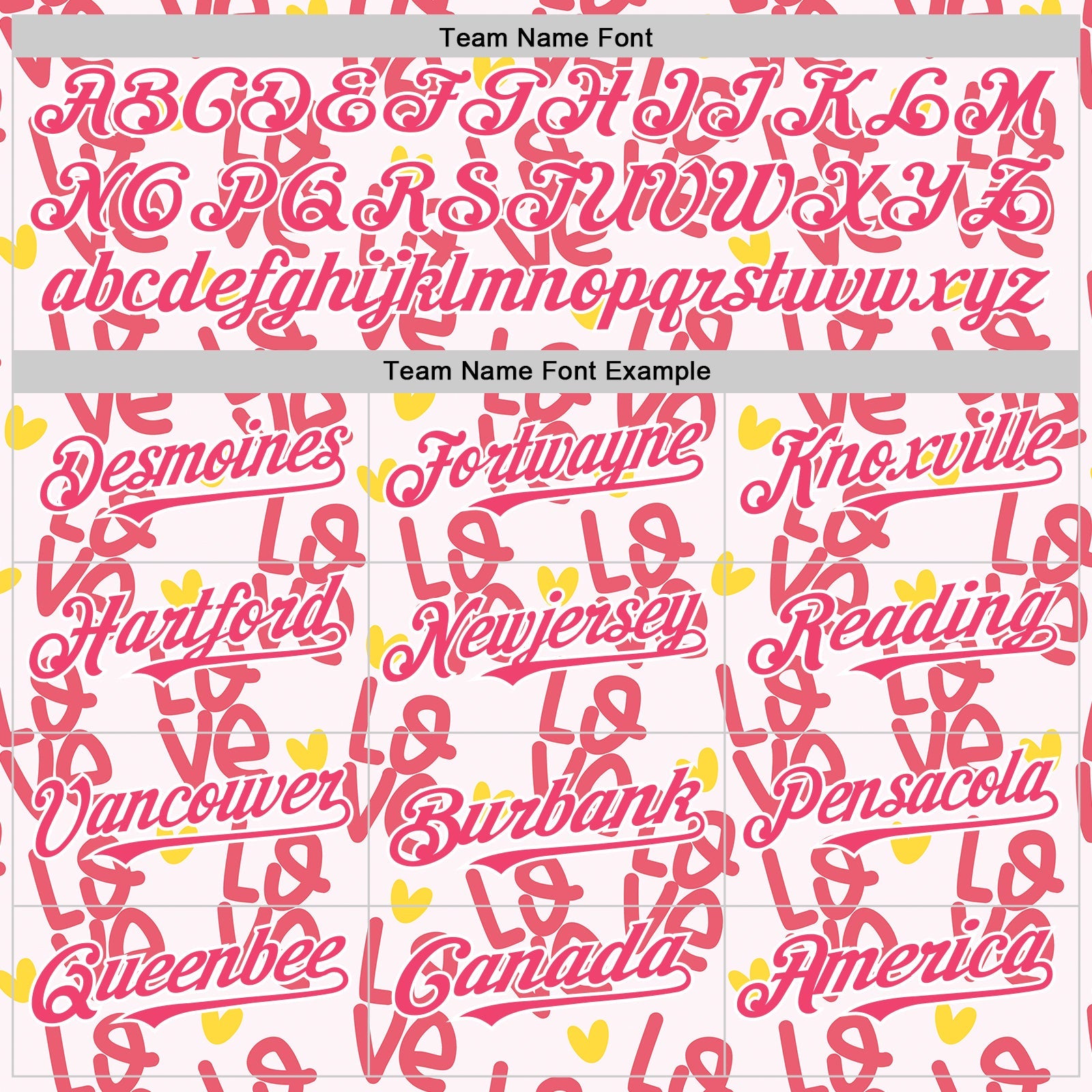 Custom Light Pink Neon Pink-White Valentine's Day Love Heart Authentic Baseball Jersey