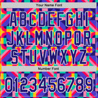 Custom Rainbow Dark Purple White Valentine's Day Pride Month Love Is Love Authentic Baseball Jersey