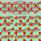 Custom Ice Blue Red Valentine's Day Love Heart Authentic Baseball Jersey