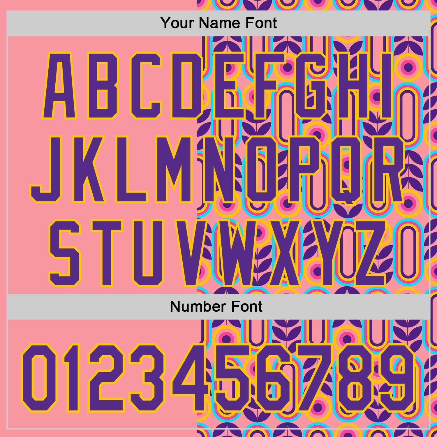 Custom Medium Pink Purple-Yellow Valentine's Day Flower Authentic Baseball Jersey