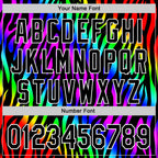 Custom Black White Valentine's Day Striped Pride Month Love Is Love Authentic Baseball Jersey