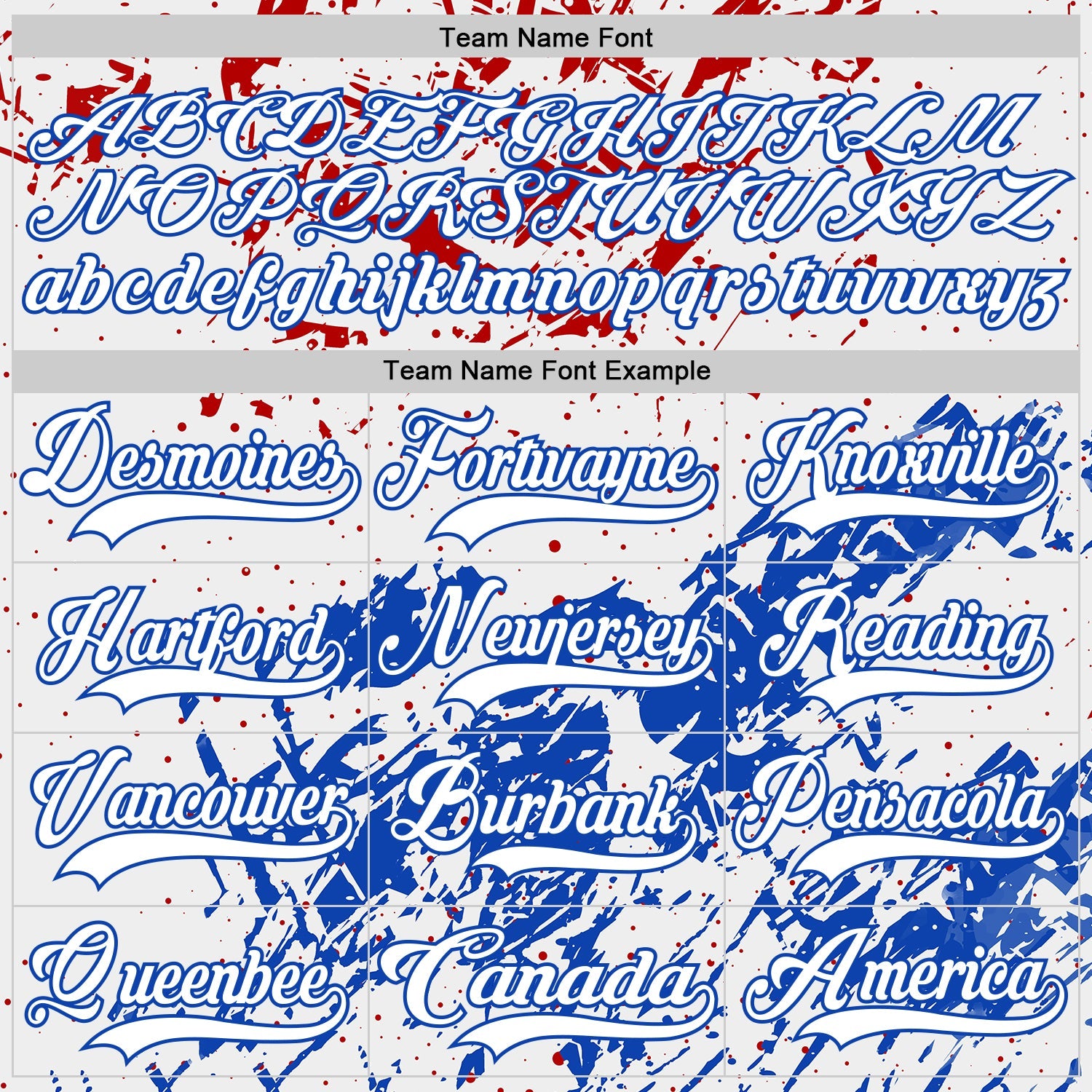 Custom White Thunder Blue-Red 3D Pattern Abstract Splatter Paint Hockey Lace Neck Jersey