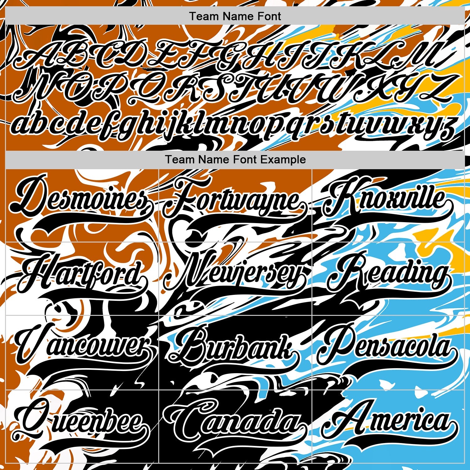 Custom Texas Orange Black Blue Yellow-White 3D Pattern Abstract Splatter Paint Hockey Lace Neck Jersey