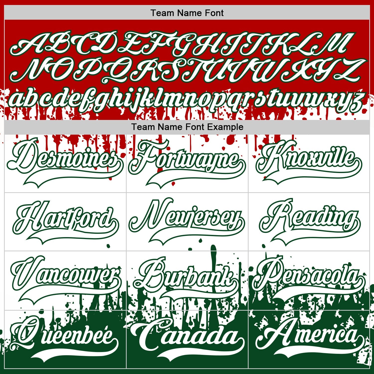 Custom Red White-Green 3D Pattern Abstract Splatter Paint Mexico Christmas Hockey Lace Neck Jersey