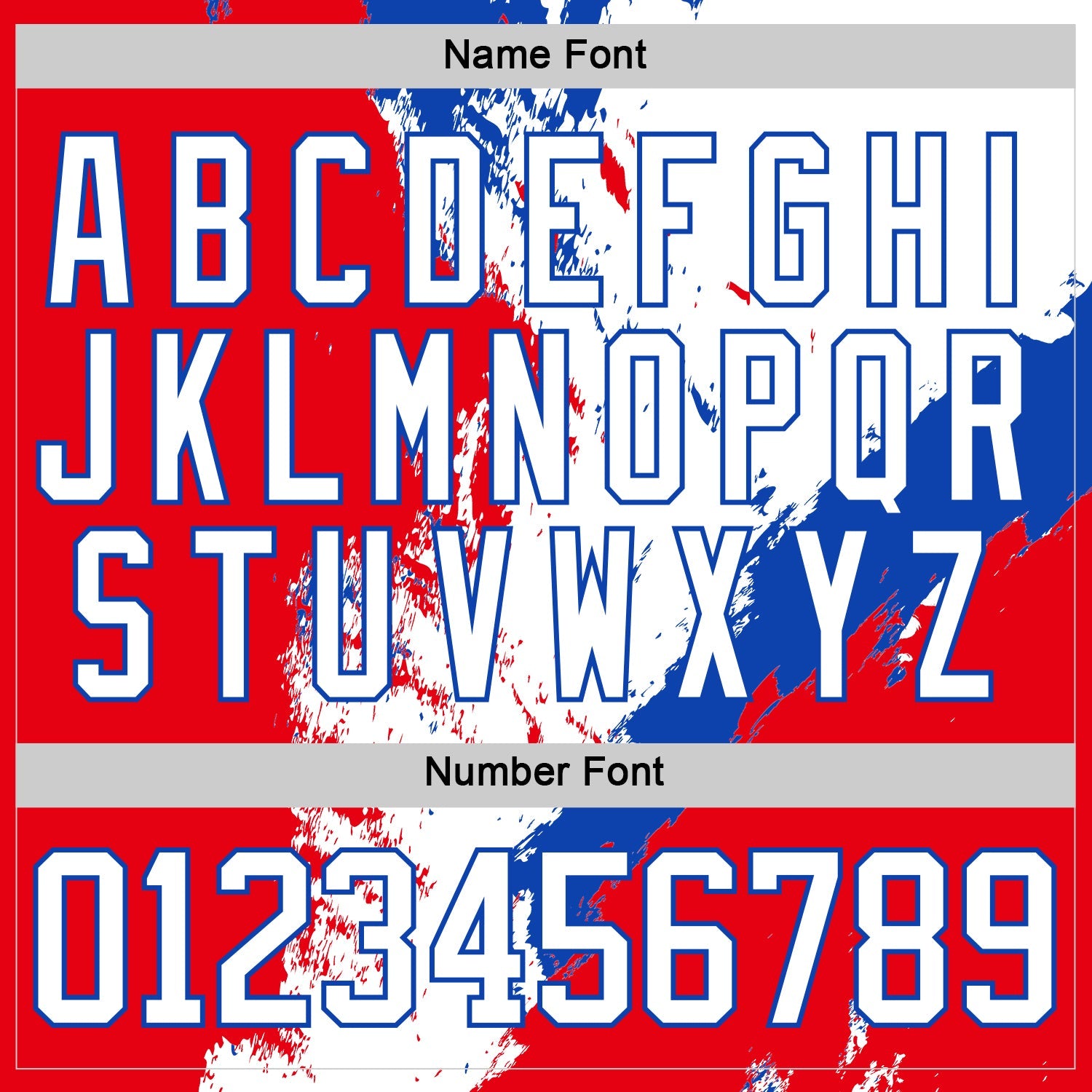 Custom White Thunder Blue-Red 3D Pattern Abstract Splatter Paint Hockey Lace Neck Jersey