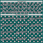 Custom Stitched Midnight Green Silver-Black 3D Pattern Design Baseball Game Day Philadelphia Inspired Sports Pullover Sweatshirt Hoodie