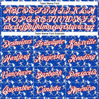 Custom Stitched Thunder Blue White-Red 3D Pattern Design Baseball Game Day Buffalo Inspired Sports Pullover Sweatshirt Hoodie