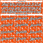 Custom Stitched Orange White-Black 3D Pattern Design Baseball Game Day Cincinnati Inspired Sports Pullover Sweatshirt Hoodie