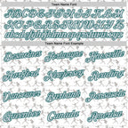 Custom Stitched White Silver Gray Blue-Midnight Green 3D Pattern Design Baseball Game Day Seattle Inspired Sports Pullover Sweatshirt Hoodie