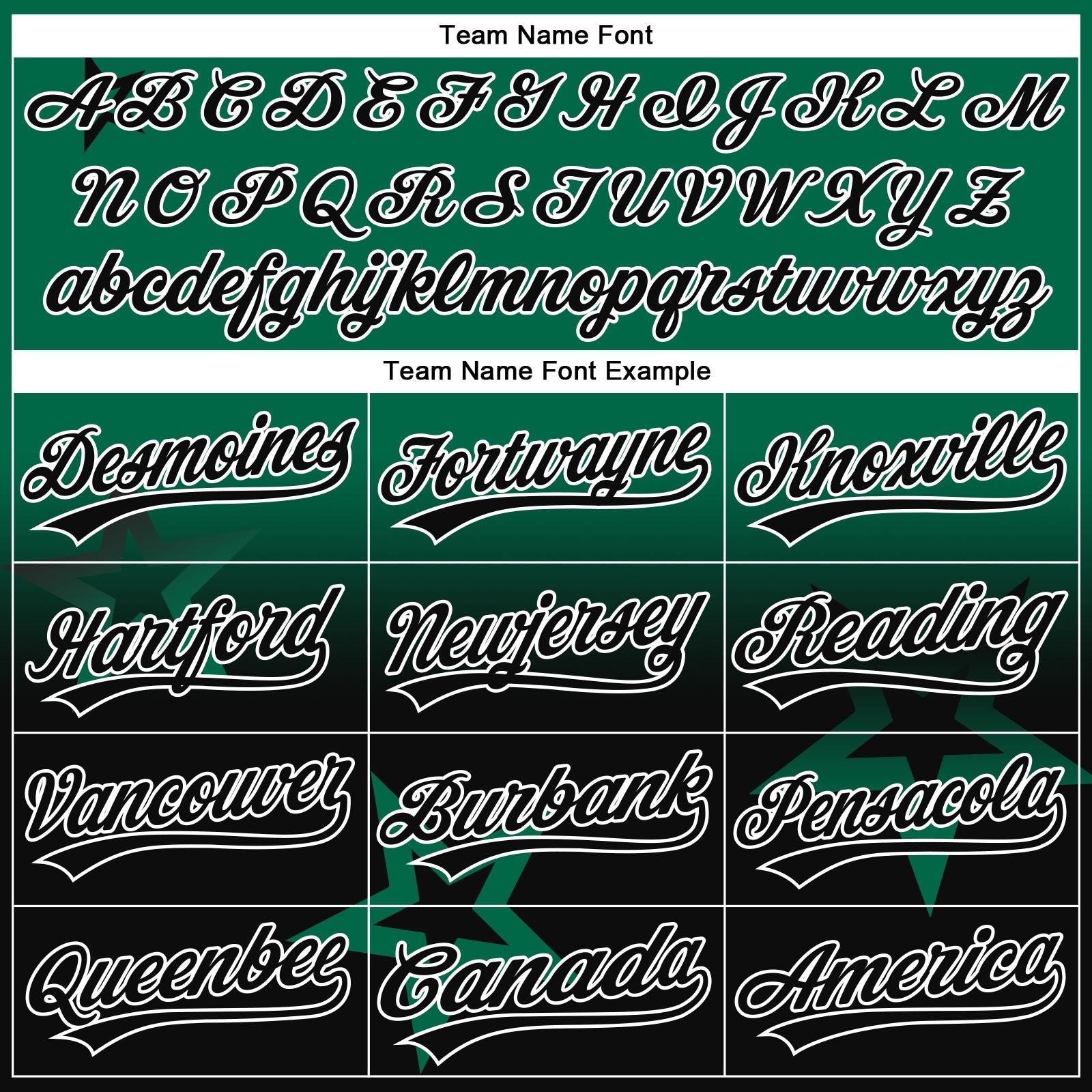 Custom Stitched Kelly Green Black-White 3D Gradient Style Twinkle Star Sports Pullover Sweatshirt Hoodie