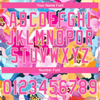 Custom Stitched Pink White 3D Pattern Design Flowers Sports Pullover Sweatshirt Hoodie