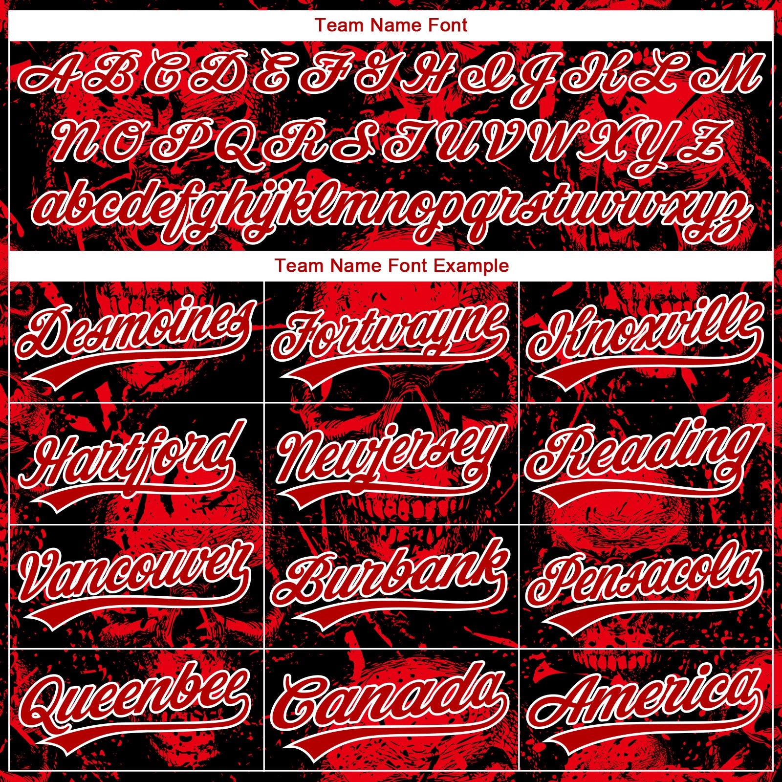 Custom Stitched Black Red-White 3D Pattern Design Halloween Skulls Sports Pullover Sweatshirt Hoodie