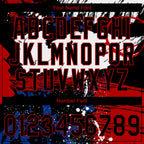 Custom Stitched Graffiti Pattern Black-Red 3D Abstract Splatter Sports Pullover Sweatshirt Hoodie