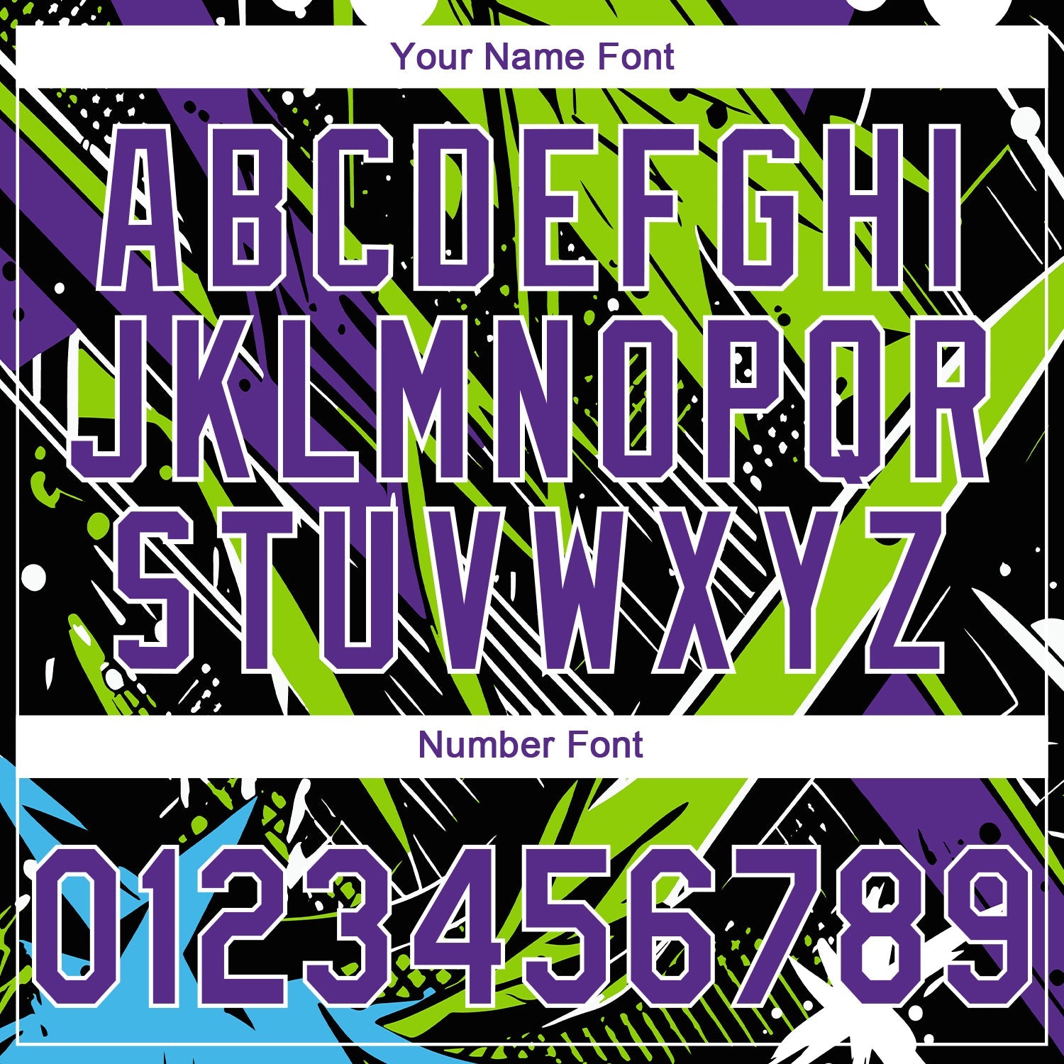 Custom Stitched Graffiti Pattern Purple-White 3D Abstract Splatter Sports Pullover Sweatshirt Hoodie
