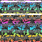Custom Stitched Graffiti Pattern Black-White 3D Abstract Geometric Sports Pullover Sweatshirt Hoodie