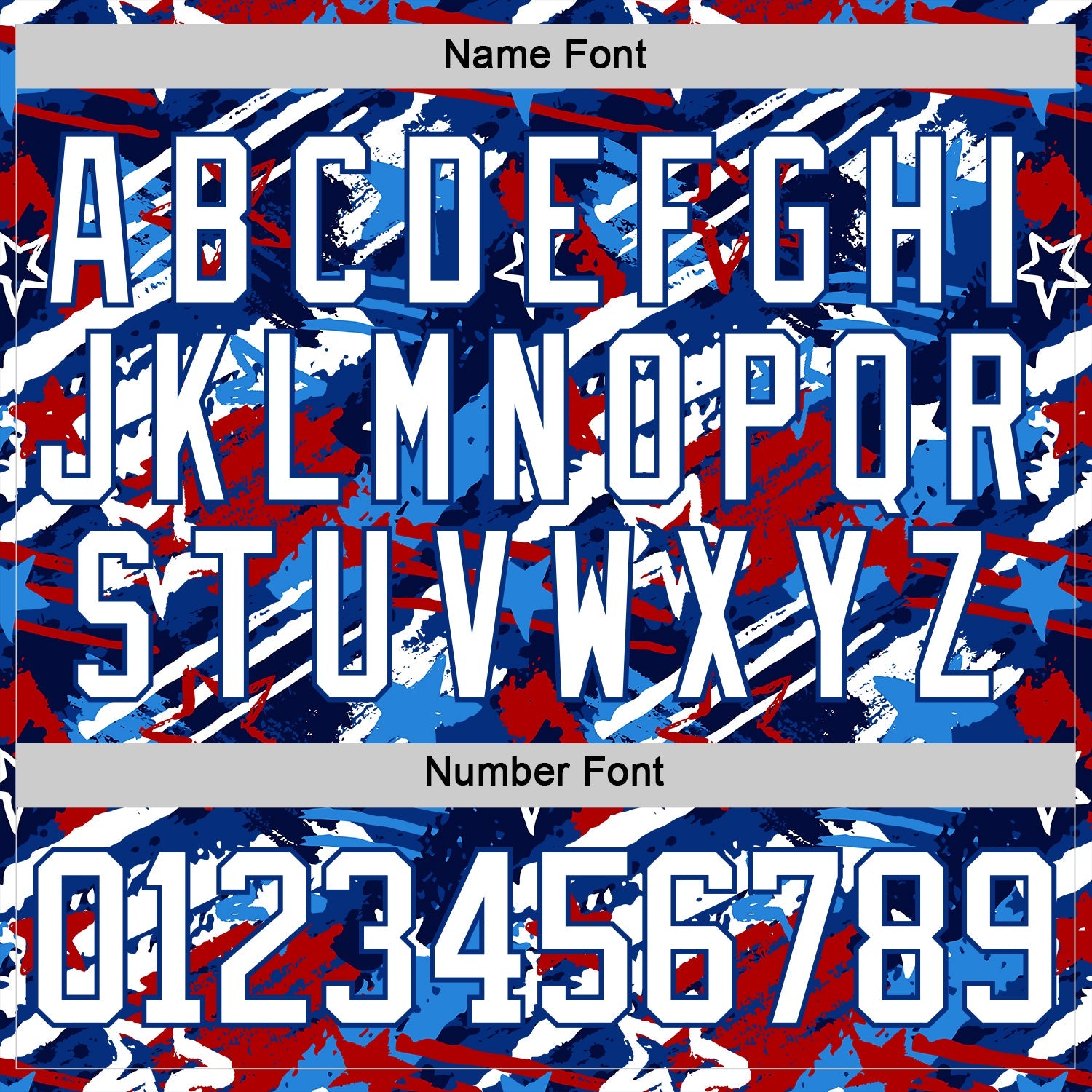 Custom Royal White-Red American Flag Hockey Lace Neck Jersey